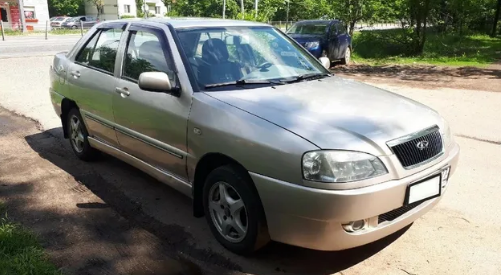 Дефлекторы окон (ветровики) Chery Amulet Sd 2003-2010"EuroStandard" (Чери Амулет) Кобра Тюнинг