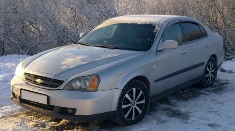 Дефлекторы окон (ветровики) Chevrolet Evanda Sd 2004-2006"EuroStandard" (Шевролет Эванда) Кобра Тюнинг