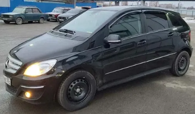 Дефлекторы окон (ветровики) Mercedes Benz B-klasse (W245) 2005-2011"EuroStandard" (Мерседес 245) Кобра Тюнинг