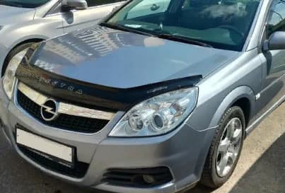 Дефлектор капота (мухобойка) Opel Vectra C с 2006 г.в. Ресталинг (Опель Вектра) Вип Тюнинг