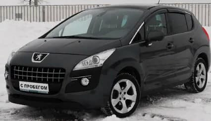 Дефлекторы окон (ветровики) Peugeot 3008 2017 (Пежо 3008) Кобра Тюнинг